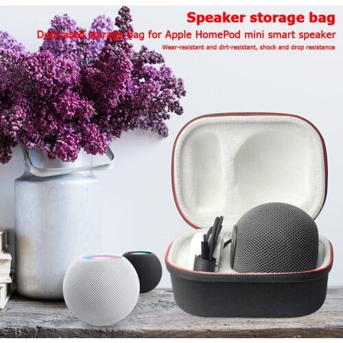 Storage Hard Shell Protective Smart Speaker Portable Quick Release Lightweight Carrying Bag for Apple HomePod Mini