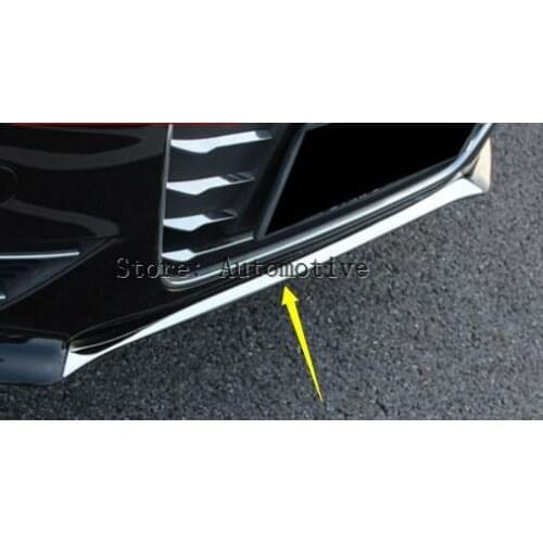 For AUDI A4 B9 2016 2017 4 door sedan Front Bumper Sticker Trim Cover 1pcs