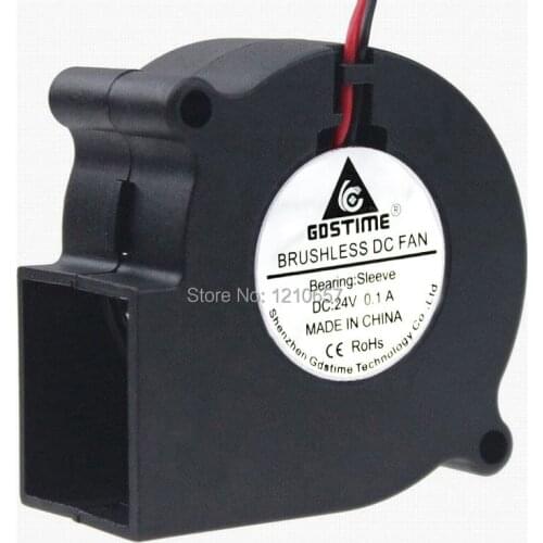 2 Pieces lot Gdstime 60x28mm 60mm 6cm 24V 2 Pin DC Blower Cooling Fan with Long Life Dual Ball Bearing