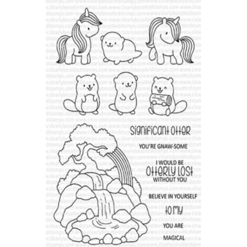 2021 NEW transparent Clear Silicone Stamp/Seal for DIY scrapbooking/photo album Decorative clear stamp sheets B0876