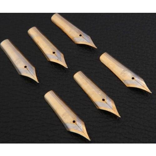 5PC GOLDEN iraurita fit for most M PEN Fountain Pen M 26 Nib