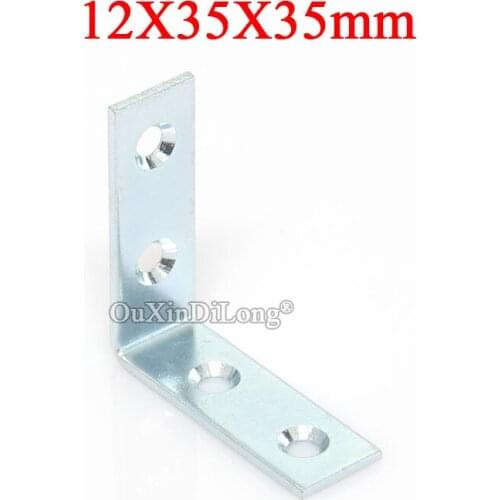 New 50PCS Metal "L" Right Angle Joint Corner Braces Board Frame Partition Fixed Holder Brackets Furniture Reinforced Connectors