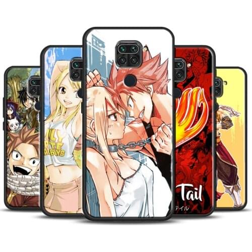 Fairy Tail Natsu Logo Phone Case For Xiaomi Redmi Note 10 9 Pro 9S 8T 8 Pro Coque For Redmi 9 9C 9A 8A 9T K40