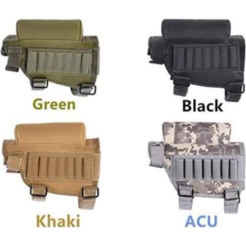 7/8/9/14/25/26/50 Ammo Holder Cartridge Shot Gun Shell Magazine for 5.56mm .22/.223.204 Gun Shell Holders Hunting Butt Holder