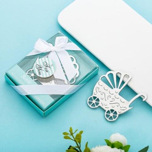 Baby Carriage Bottle Opener Gift Souvenir Baby Shower Favors Gifts for Kids Event & Party Supplies