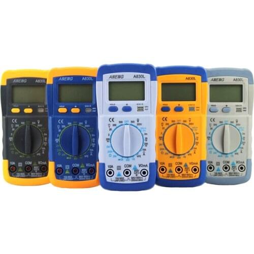 DHL/Fedex 100PCS A830L Universal Multimeters 830L Handheld Digital Universal Meter Current Meter Multimeters