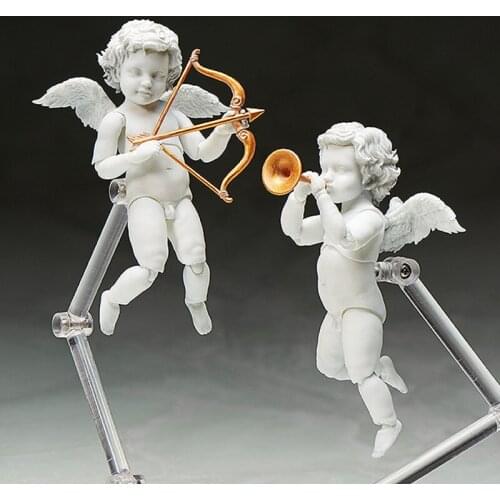 10cm Figma Sp-076 Angels the Cupid Figure Toys Desk Car Decoration Action Figure Model Toys Joints Movable Gifts for Kids