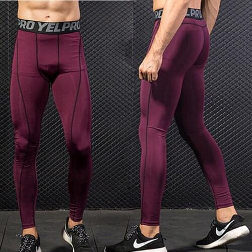 Compression Leggings Running Sports Pants Training Tights Quick Dry Trousers Workout Gym Yoga Bottoms Fitness Trousers Sportswea