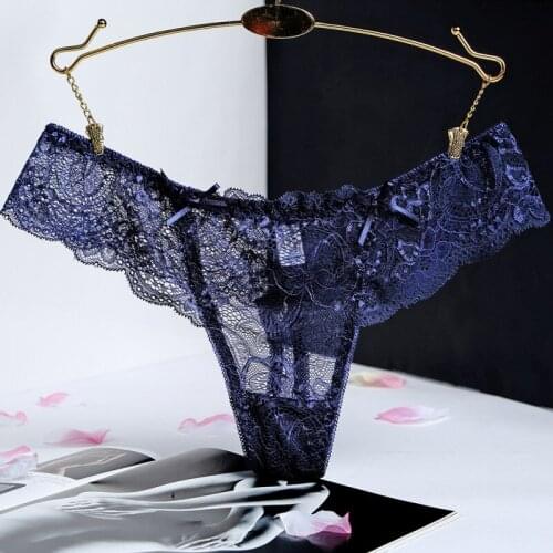 SEexy Lace Solid Womens Panties Comfort Underwear Skin-friendly Briefs For Women Sexy Low-Rise Panty Intimates