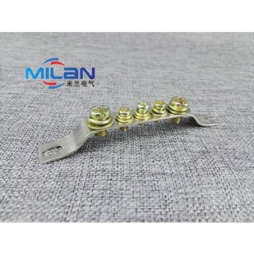 The copper terminal wire row row wire terminal 1.5*14 5 hole copper copper terminal