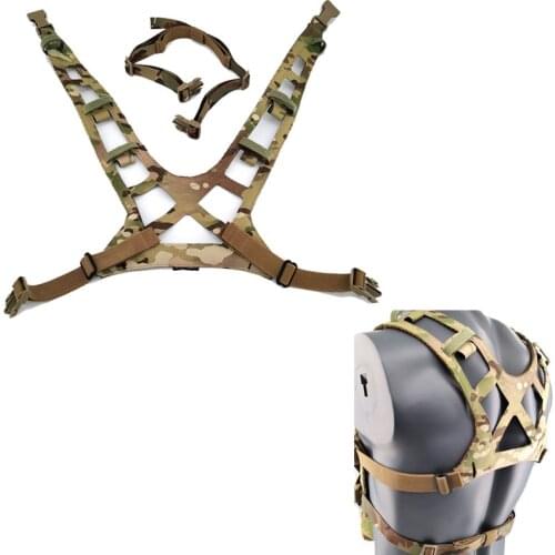 Airsoft MK3 Chest Strap Tactical MK4 D3CRM Multicam Laser Cutting Chest Rig Vest Carrier Strap Gear Vest Shoulder Strap Harness