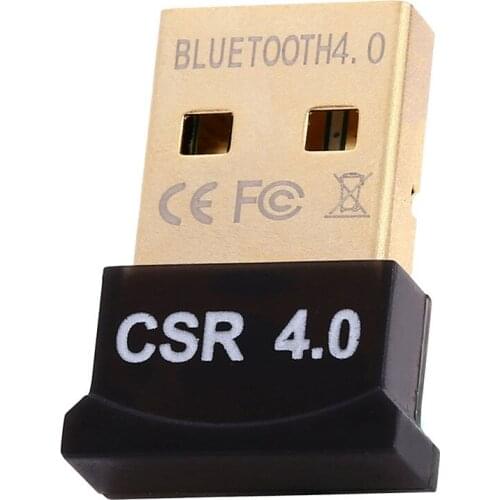New Mini USB Bluetooth Dongle Adapter V4.0 Dual Mode Wireless Dongle CSR 4.0 For Windows 10 Win 7 8 Vista XP Laptop