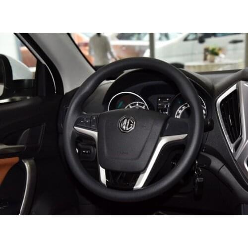 2 models Black color steering wheel cover with LOGO for Chinese SAIC ROEWE MG GT auto car motor part