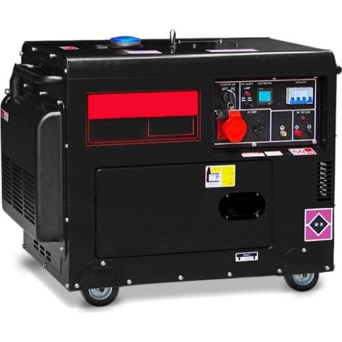 Silent Type Portable 380V 8 KW Generator Diesel, AC Three Phase Heavy Duty Diesel Generator 380V for sale