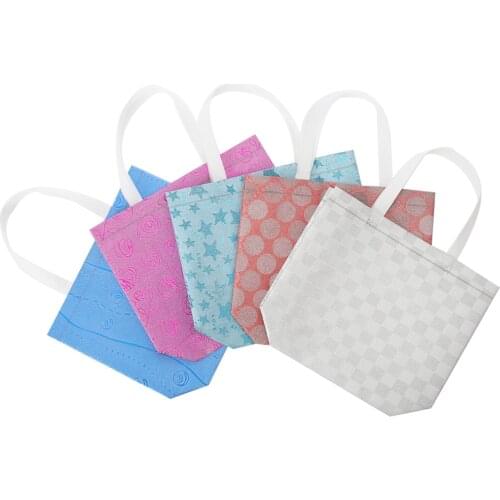 Waterproof Color Flash Laminated Non-Woven Fabric Bag Convenient Fashion Laser Gold Onion Film Portable Shopping Gift Bag