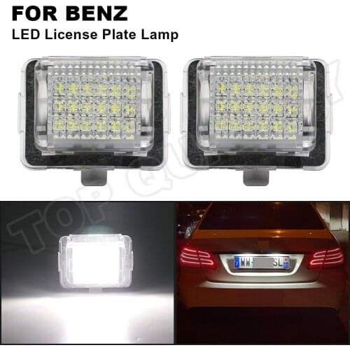 LED License Plate Lighting for Mercedes C-Class W204 S204 Year 2007 2008 2009 2010 2011 For Benz