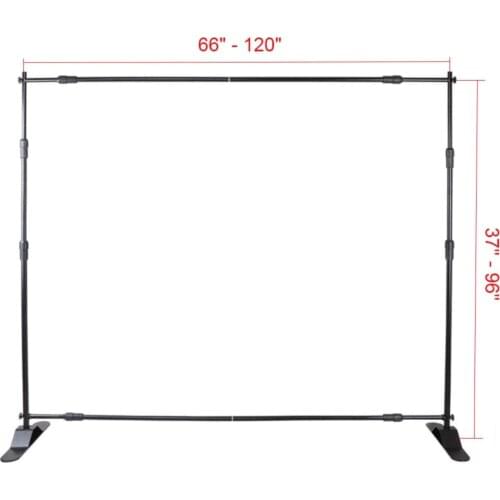 VEVOR 8X 8 Ft - 10 x 8 Ft Backdrop Banner Stand Newest Step and Repeat for Trade Show Wall Exhibitor Photo Booth Background