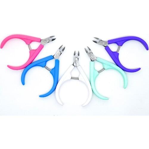 1Pcs Nail Art Cuticle Nippers Cutter Pliers Dead Skin Remover Manicure Clipper Scissor Pedicure Fingernail Toenail Trimming Tool