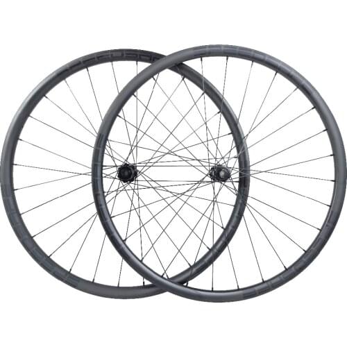 1370g 27.5er 650B MTB XC 28mm asymmetric straight pull carbon wheels clincher tubeless front 15x100 rear 12X142 10s 11s wheelset