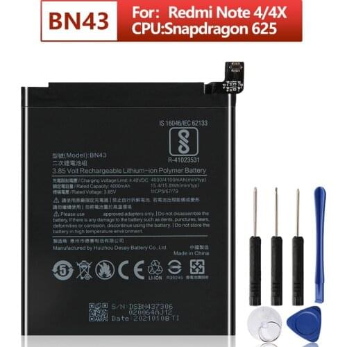 Xiaomi Redmi Note Phone Batteries Agaring China