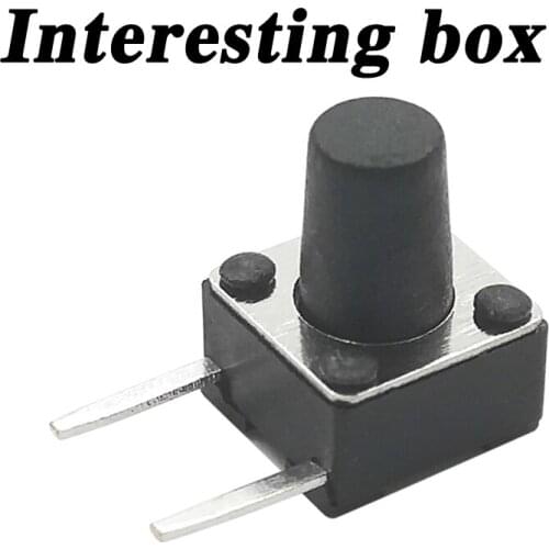 Free shippingTS-D007 touch switch 6*6*8.5 side two-legged patch button 6x6x8.5 custom stainless steel DIY handmade accessories