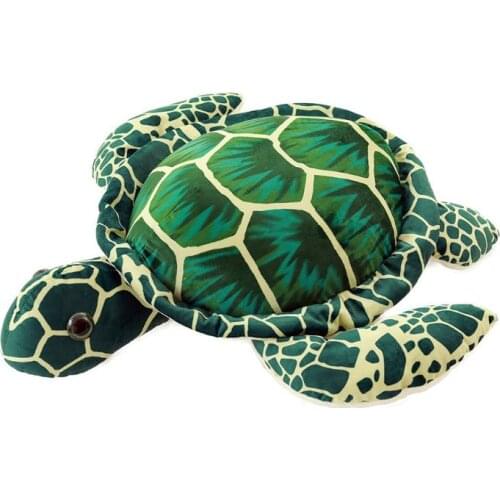 Big Sea Turtle Plush Toys Tortoise Doll Cushion Soft PP Cotton Stuffed Animal Pillow Children Gifts