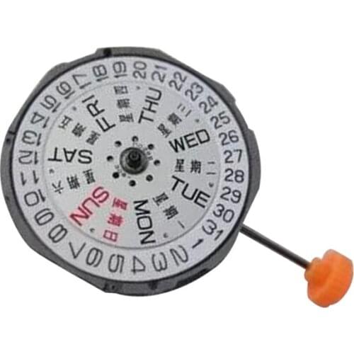 Watch movement accessories Japans new 1M02 movement three-pin double calendar quartz movement does not contain batteries