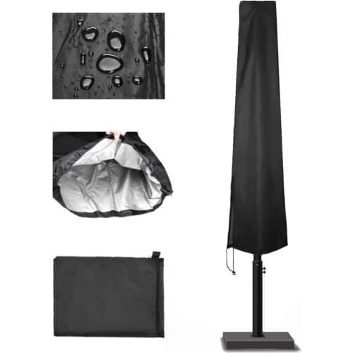 Umbrella Cover Waterproof UV Protection Patio Garden Restaurant Shield Cantilever Oxford Cloth Parasol Rain Cover