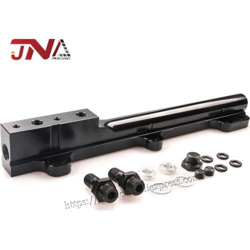 Black Aluminum Fuel Rail for Honda Civic CR-X D15B7/ D15B8/ D16A6 /D16Z6