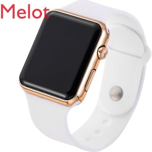 2020 Electronic Examination Watch Men and Women Students Korean Style Simple Fashion Square LED Electronic Watch College Style