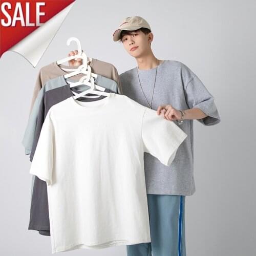 5XL T-Shirt Men Summer Cotton Half Sleeve Drop Shoulder Men Tshirt Female Short Tee Shirt Oversized Women Tops Male Clothing Boy