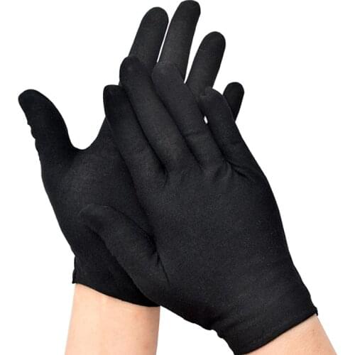 Fashion Spandex Gloves Black Etiquette Thin Short Stretch Dressy Dance Gloves