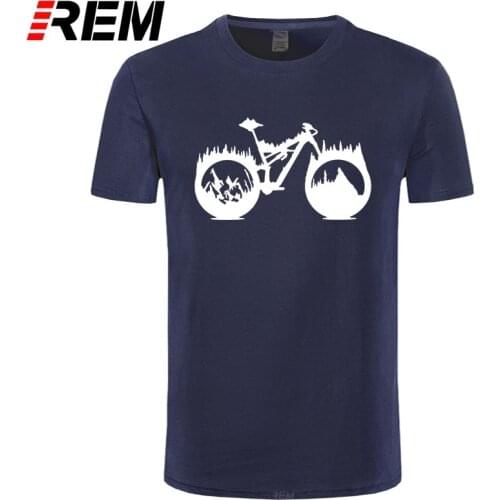REM Enduro Biker T shirt men mountain biker t-shirt homme bicycle bmx tshirt rider mountains tee shirt hombre Newest design