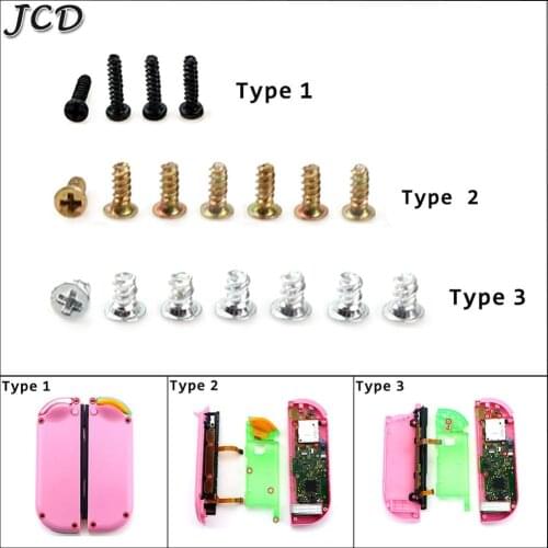 JCD Cross + Type Screw Repair Tools Kit for Nintend Switch NS NX JOY-CON Gamepad Game Controller Full Set Screws