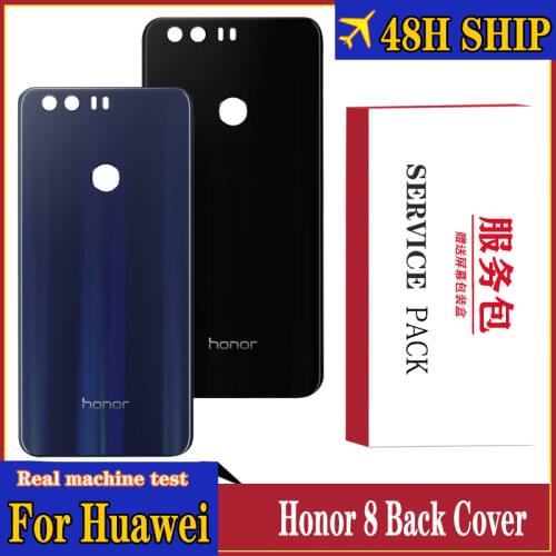 Original Rear Glass Back Housing Door For Honor 8 Back Cover Replacement For Huawei Honor 8 Battery Cover Mobile Parts