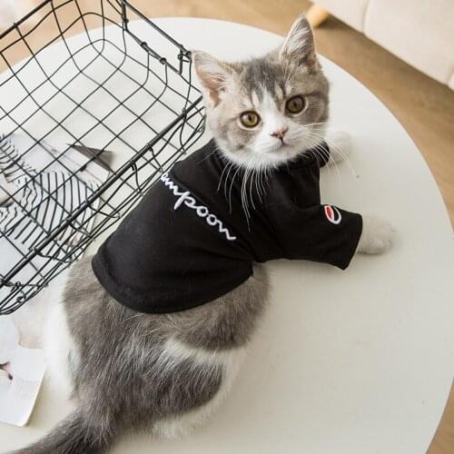 Security Cat Clothes Pet Cat Coats Jacket Hoodies For Cats Outfit Warm Pet Clothing Rabbit Animals Pet Costume for Dogs 30