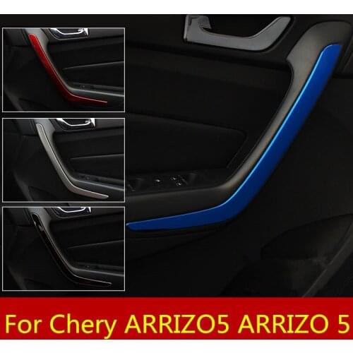 Front door handshake sequin interior special front door inner armrest decoration car accessories For Chery ARRIZO5 ARRIZO 5