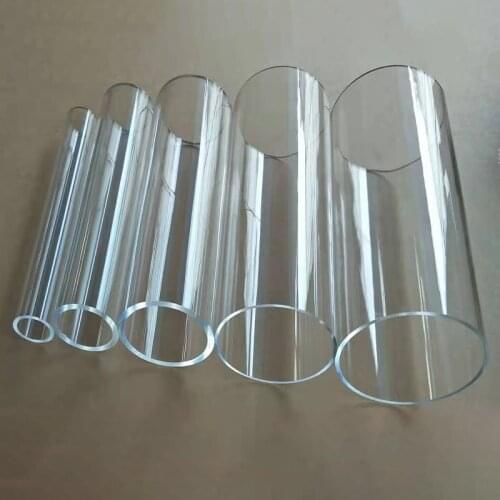 Transparent Acrylic Pipe Fish Tank Aquarium Irrigation Pipe Tube Jewelry Holder Case Plexiglass Pipe Customized Garden Fittings