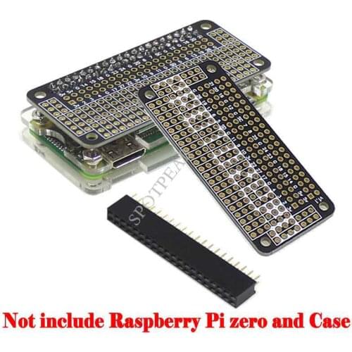 Raspberry Pi ZERO W DIY Proto HAT Shield expansion board GPIO HAT