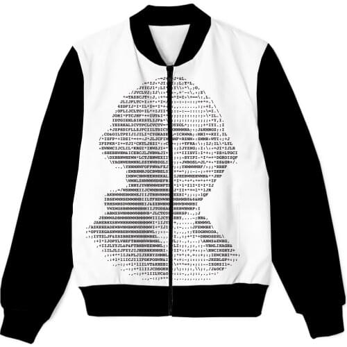 REAL American SIZE George Washington Coded Sublimation Print Zipper Up Jacket Plus SIze 4XL 5XL 6XL