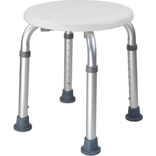 Adjustable Bath Tub Shower Chair 8 Height Bench Stool Seat with Non-Slip Rubber Sole for Bathroom