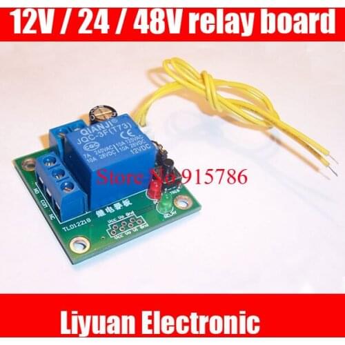 2pcs 12V / 24 / 48V relay board / relay with NE555 oscillator / oscillator module / rectifier filter module