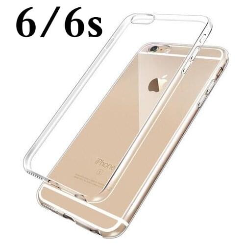 Ricestate For iPhone6 6s Ultra Thin Transparent Clear TPU Case For iPhone 6 6S 4.7inch Crystal Back Protect Silicone Phone Bag