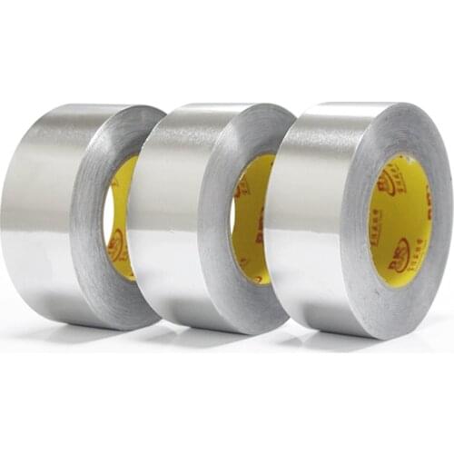 Aluminum Foil Self Adhensive Tape Super Fix Duct Tape Thickened High Temperature Stick Sealed Waterproof Hood Trap Sealing Tape