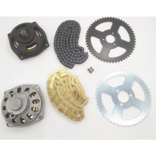 T8F 136 links Chain 54T 26/29mm Rear Sprocket 6/7TGear box For 43cc 49cc Minimoto Moped Scooters 2 Stroke Engine Pocket Bike