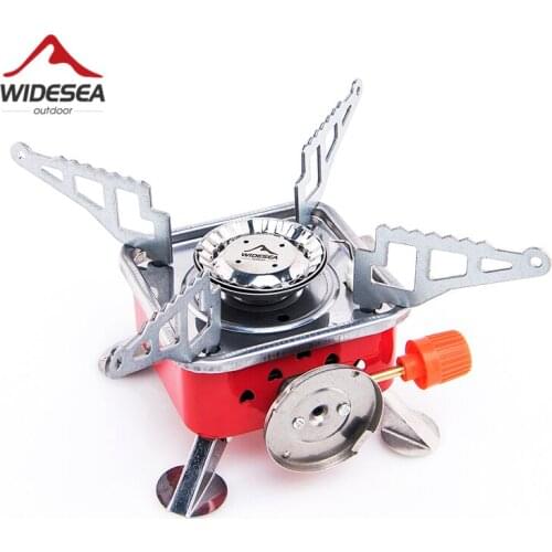 Widesea Gas Burner Camping Stove Tourist Equipment Lighter Outdoor Cooker Kitchen Propane Butane Gas stove Hiking Fishing