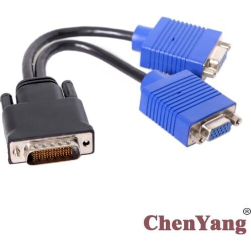 Extension Cable Splitter Chenyang Rgb For Pc Dual 15pin Female To Male Graphics Card Vga Dms-59pin