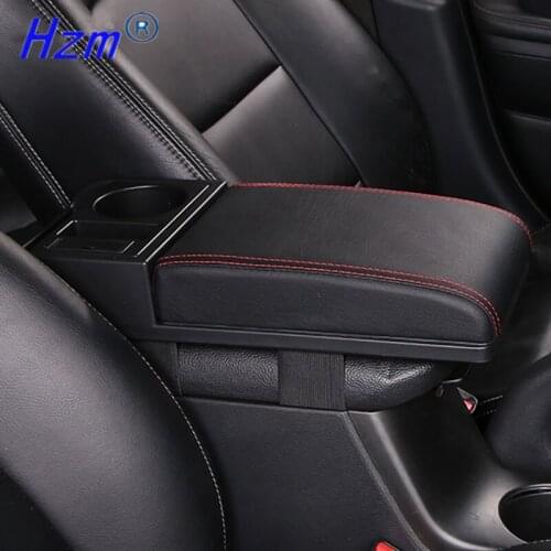 Universal Car Armrest central Universal model Armrest box with cover car accessories storage box modification Retrofit parts USB