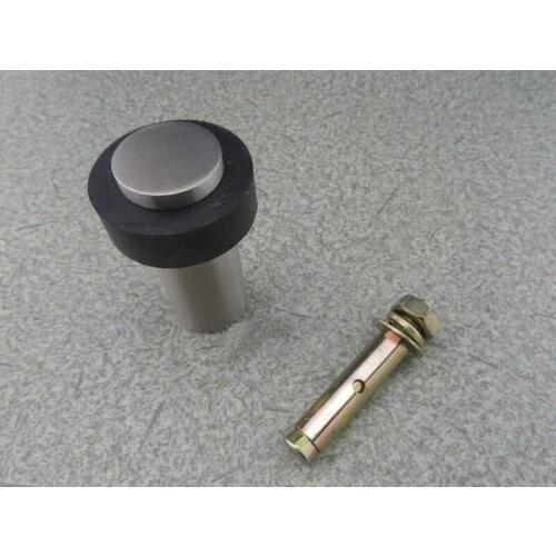 Heightening & Thickening 304 Stainless Steel Door Stop Closer Floor Stopper With Strong Screw Free Shipping HM104