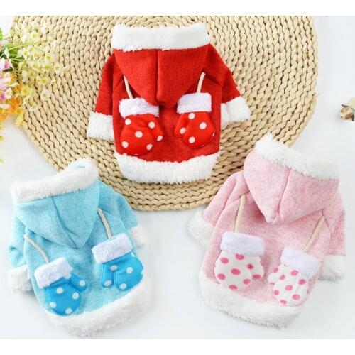 Pet Dog Christmas Costume Cute Dog Clothes For Dog Cloth Suit Christmas Dress Pet Christmas Knitted Clothes XS-XL 3 Color